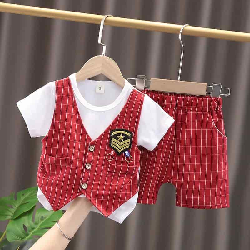 Boy Dress Red Koti XL