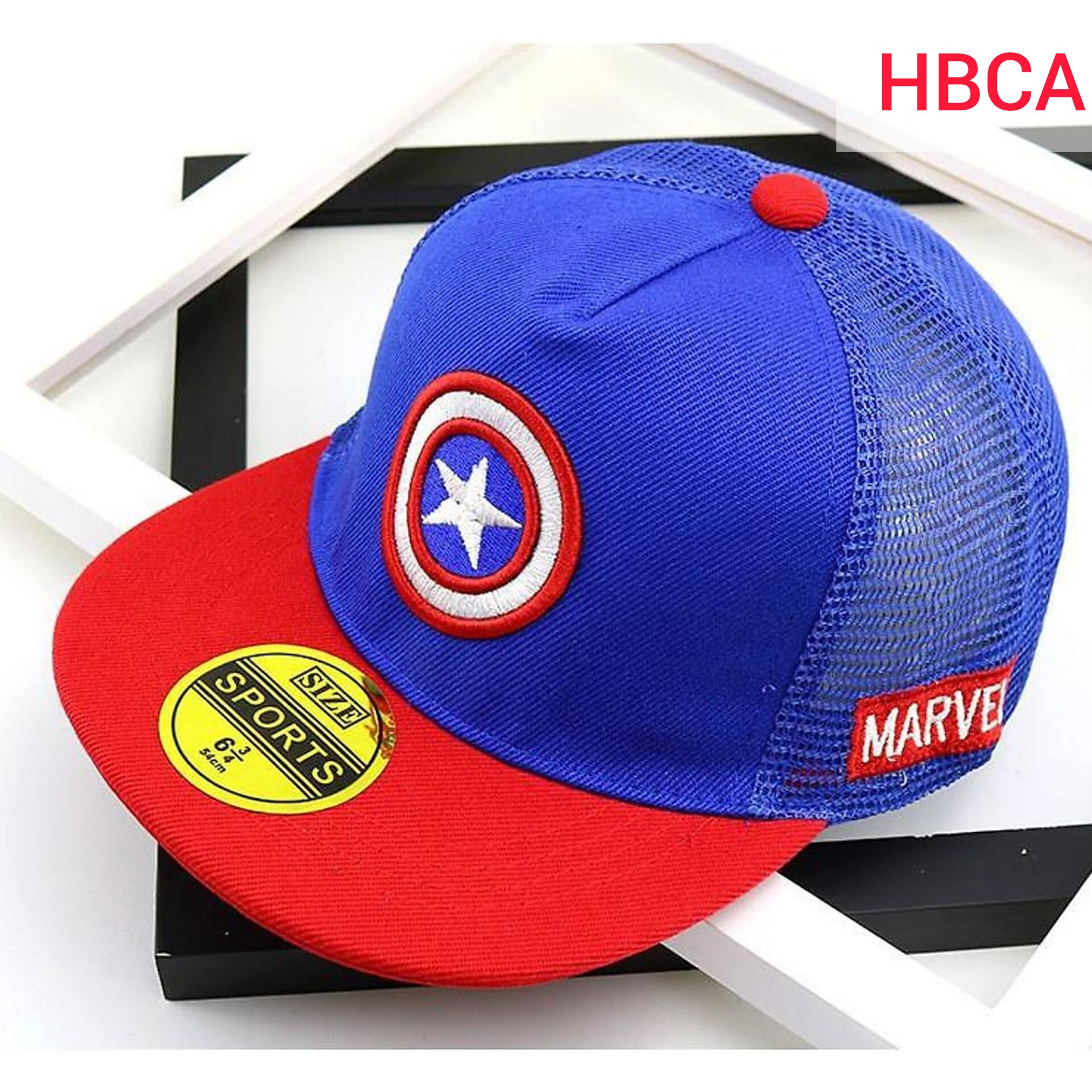 Marvel Blue Captain America Summer Hats -HBCA