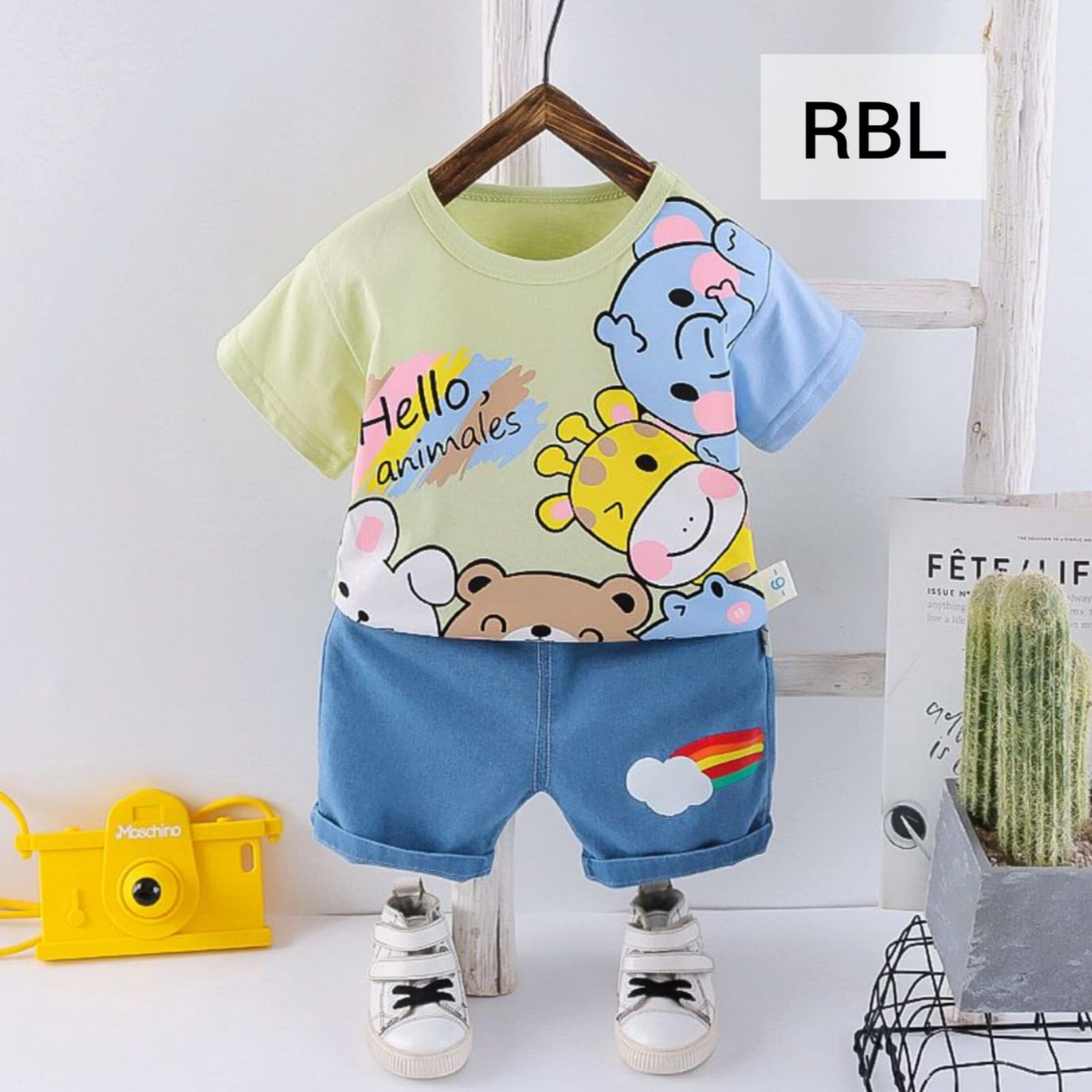 Boy Dress Rainbow Blue -RBL-110