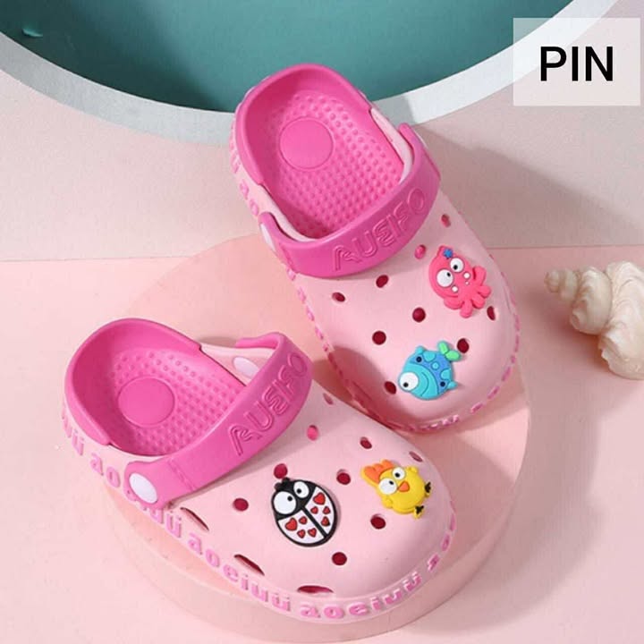 Crocs Pink Bee Fish Cartoon -PIN -160
