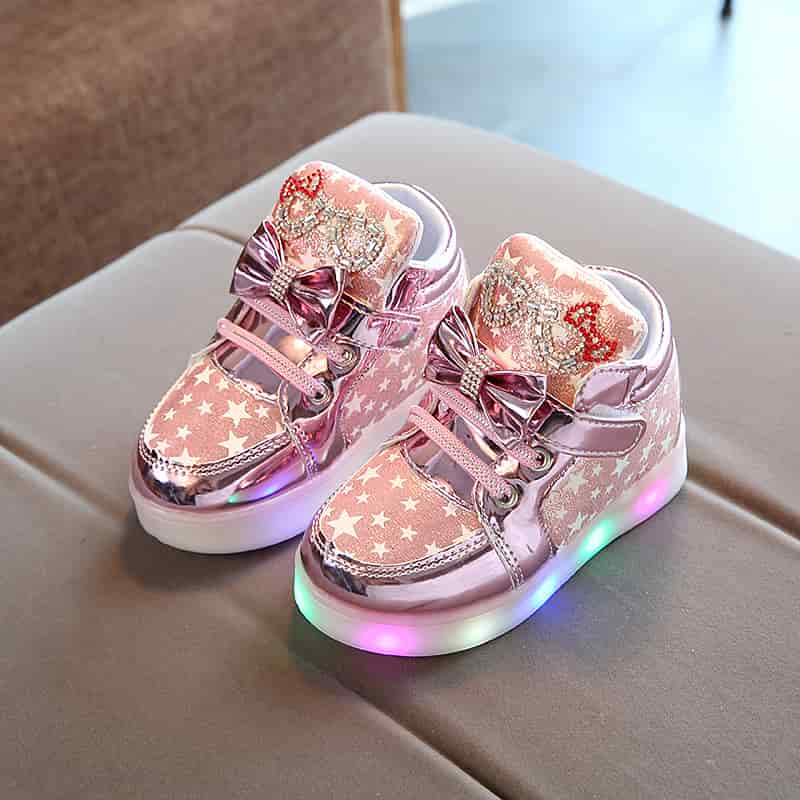 Lighting Shoe pink Bow 30