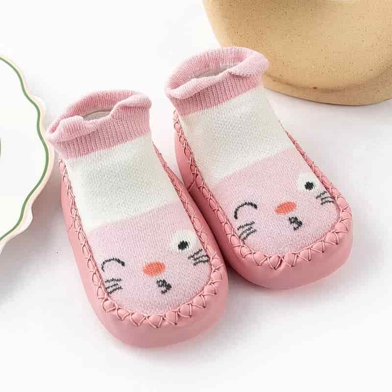pink short shoe socks 16