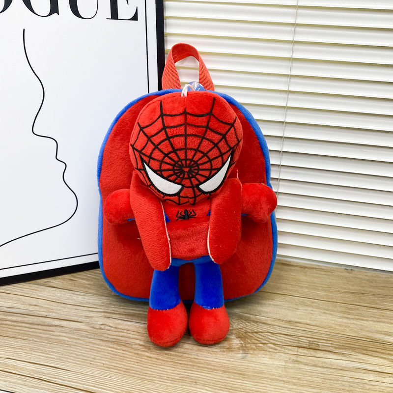 3D Printed Spider Man Velvet Plush Bag