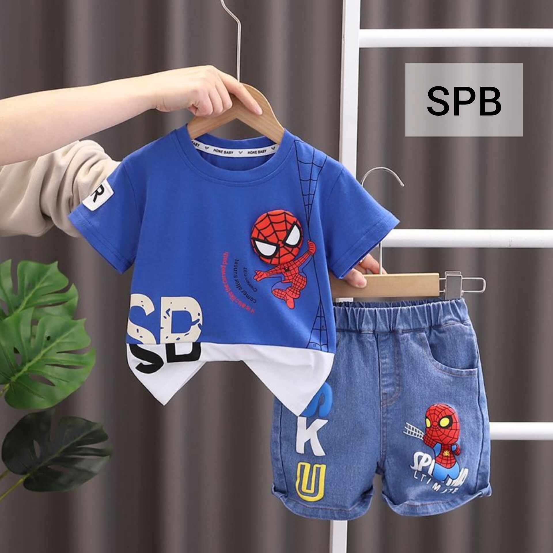 Boy Dress Spider Blue -SPB -110