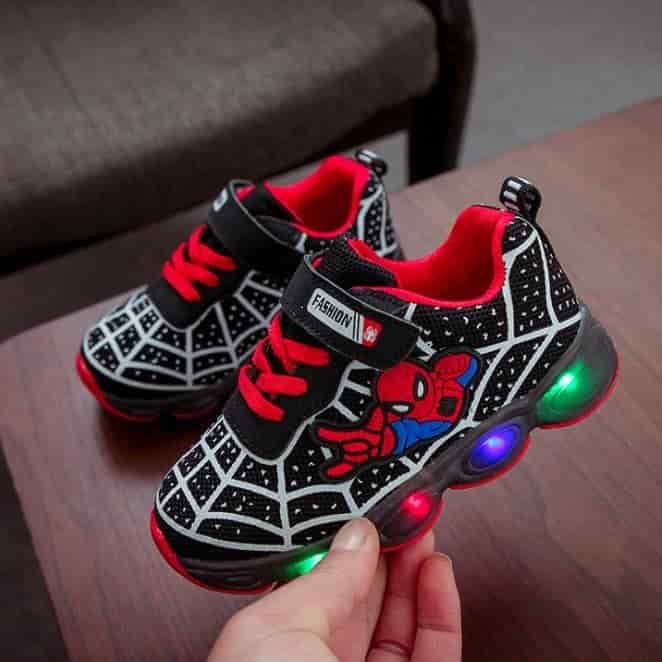 lighting shoe black spider 35