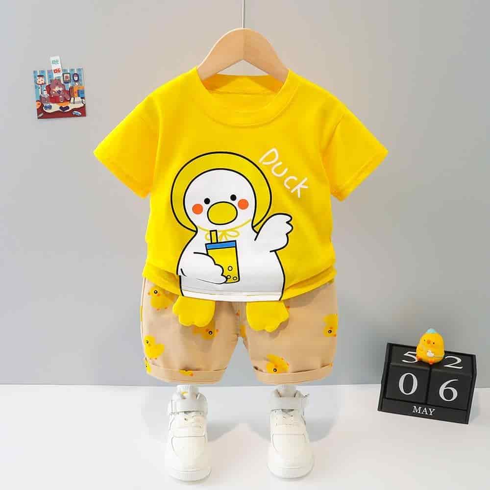 Boy Dress Yellow Duck 12