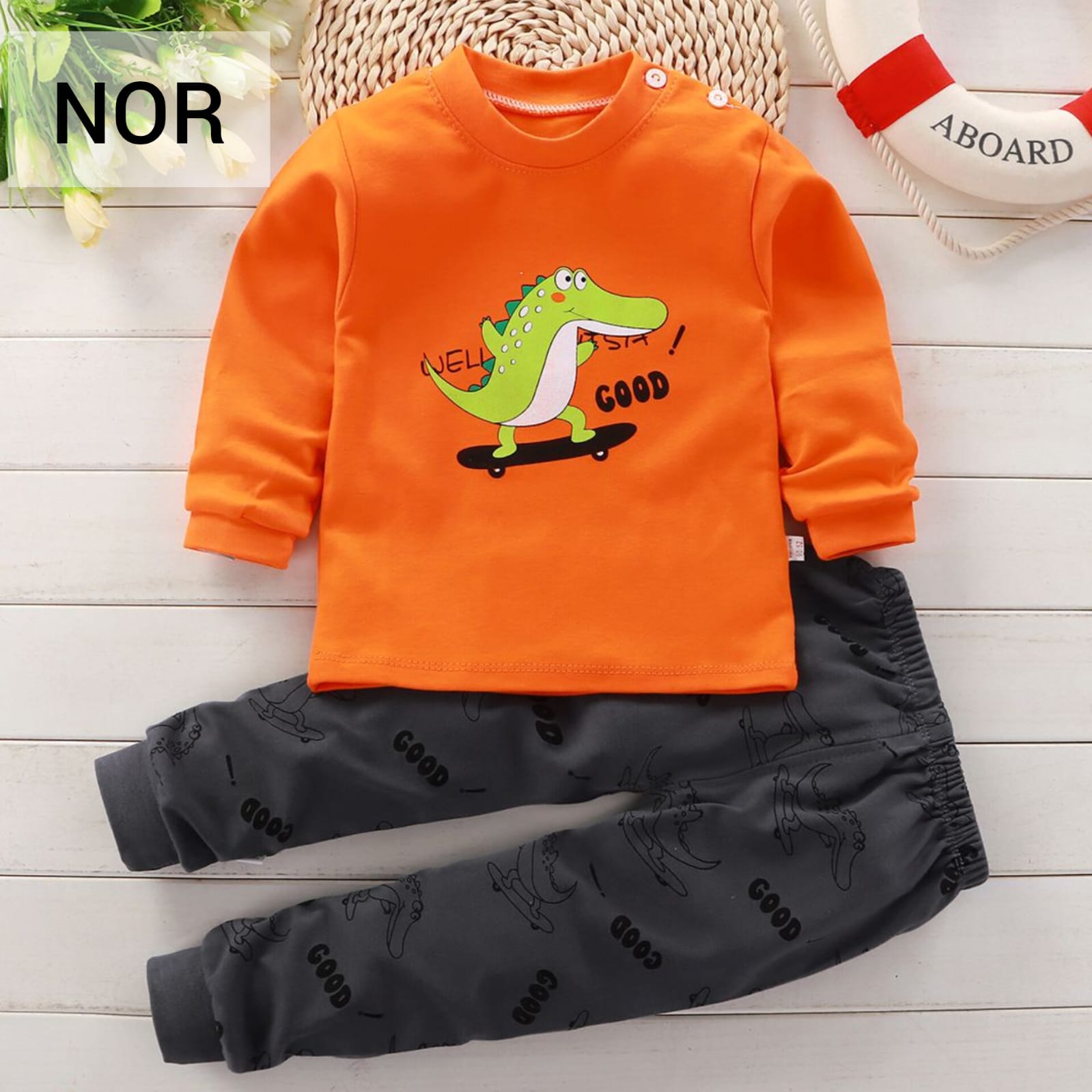 Winter Full Sleeve Orange Genji Set -NOR -80