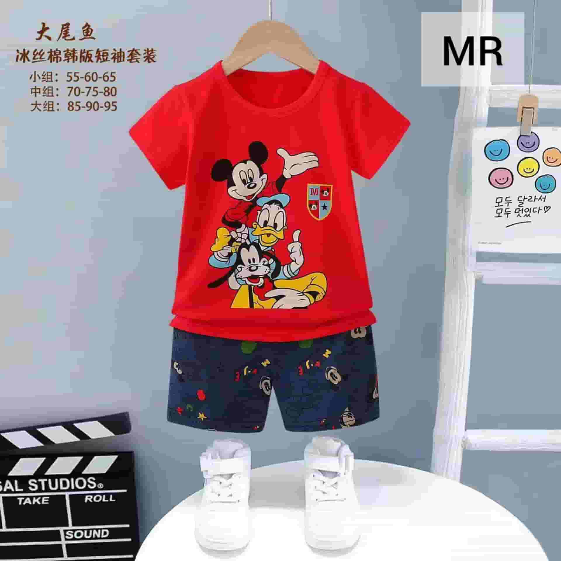Half Sleeve Mickey Red -MR-75/130