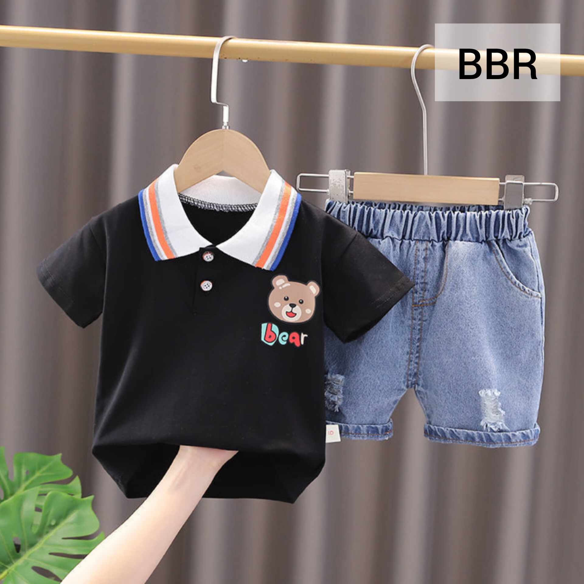 Boy Dress Black Bear -BBR -80