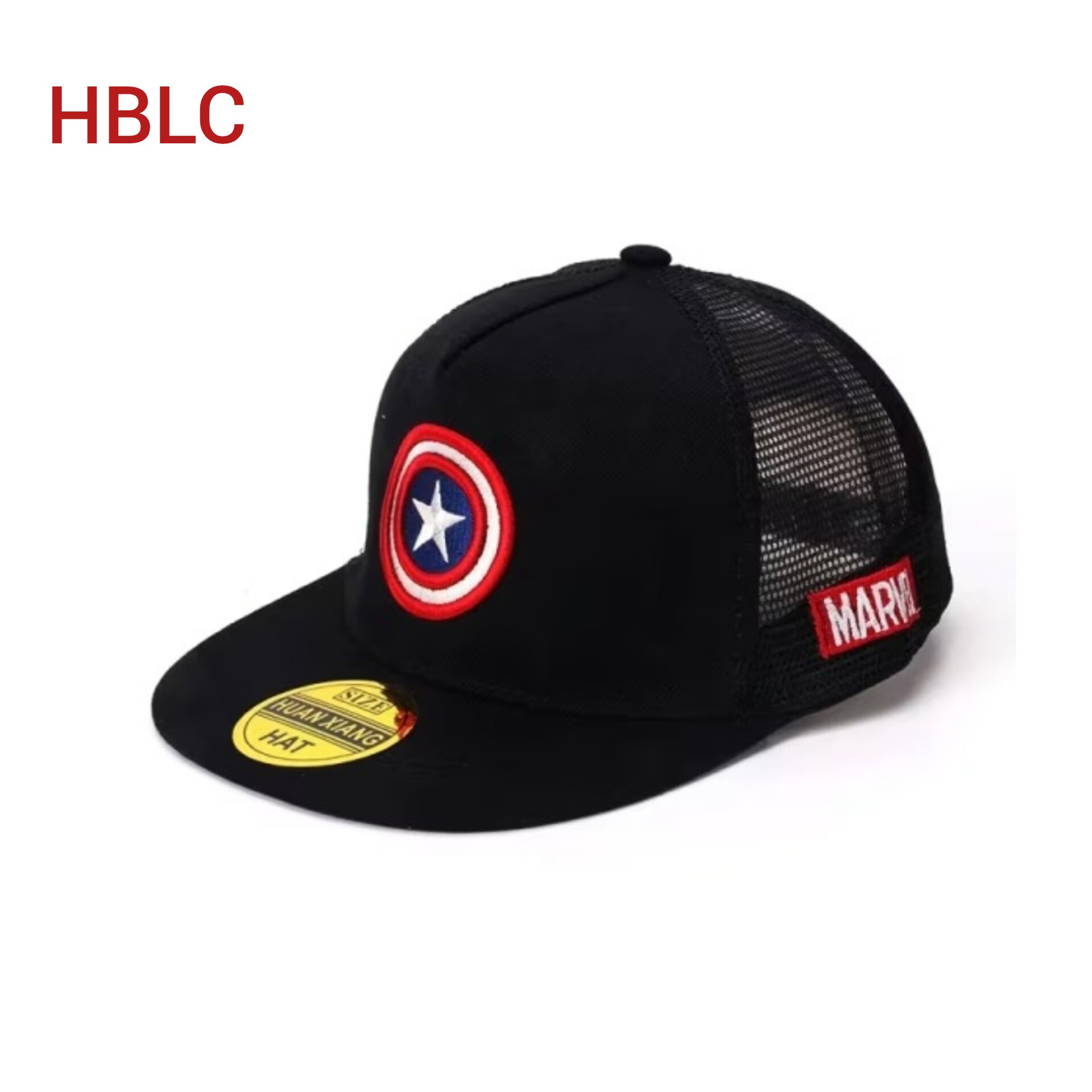Marvel Black Captain America Summer Hats -HBLC